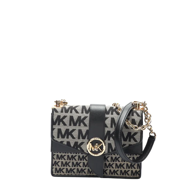 Michael Kors Greenwich Jacquard Logo Crossbody Bag