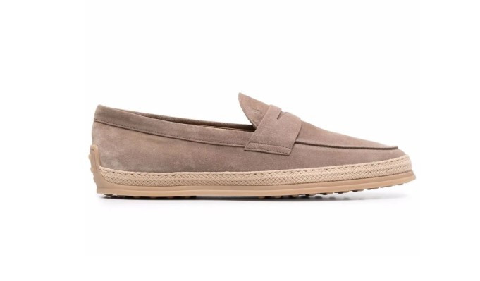 Beige Slip-on Loafers