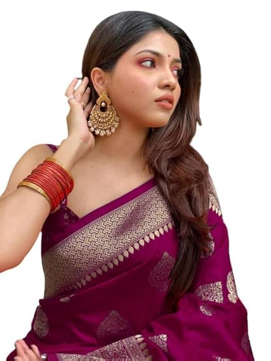Women's Pure Kanjivaram Silk Saree Soft Design With Blouse Piece For Wedding (Pari122-51)