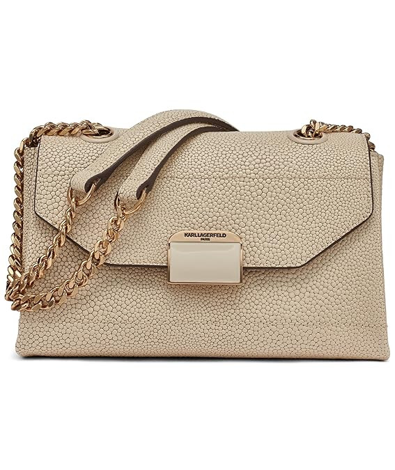 KARL LAGERFELD Liana Shoulder Bag with Chain Straps