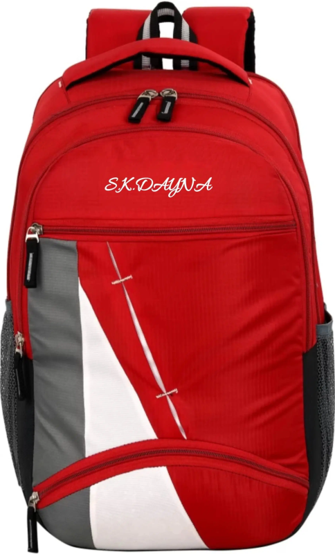 35 Ltrs Polyester Backpack *For Boys & Girls ( Red )