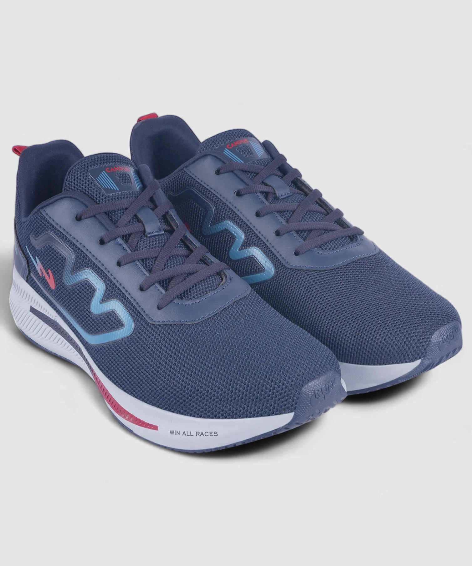 RAKE Running Shoes For Men (Navy , 9)