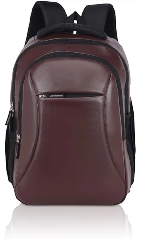 45 Ltrs Faux Leather Backpack *For Men & Women ( Brown )