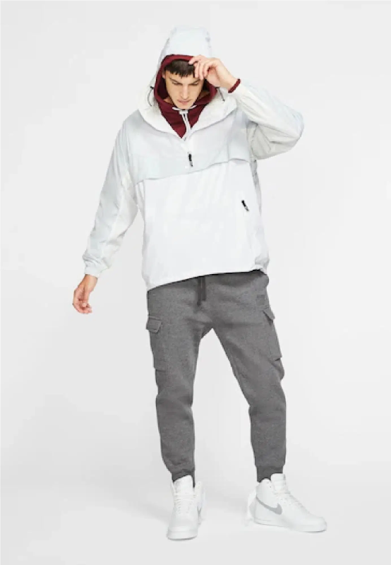 Charcoal Cotton Blend Men's Trackpants