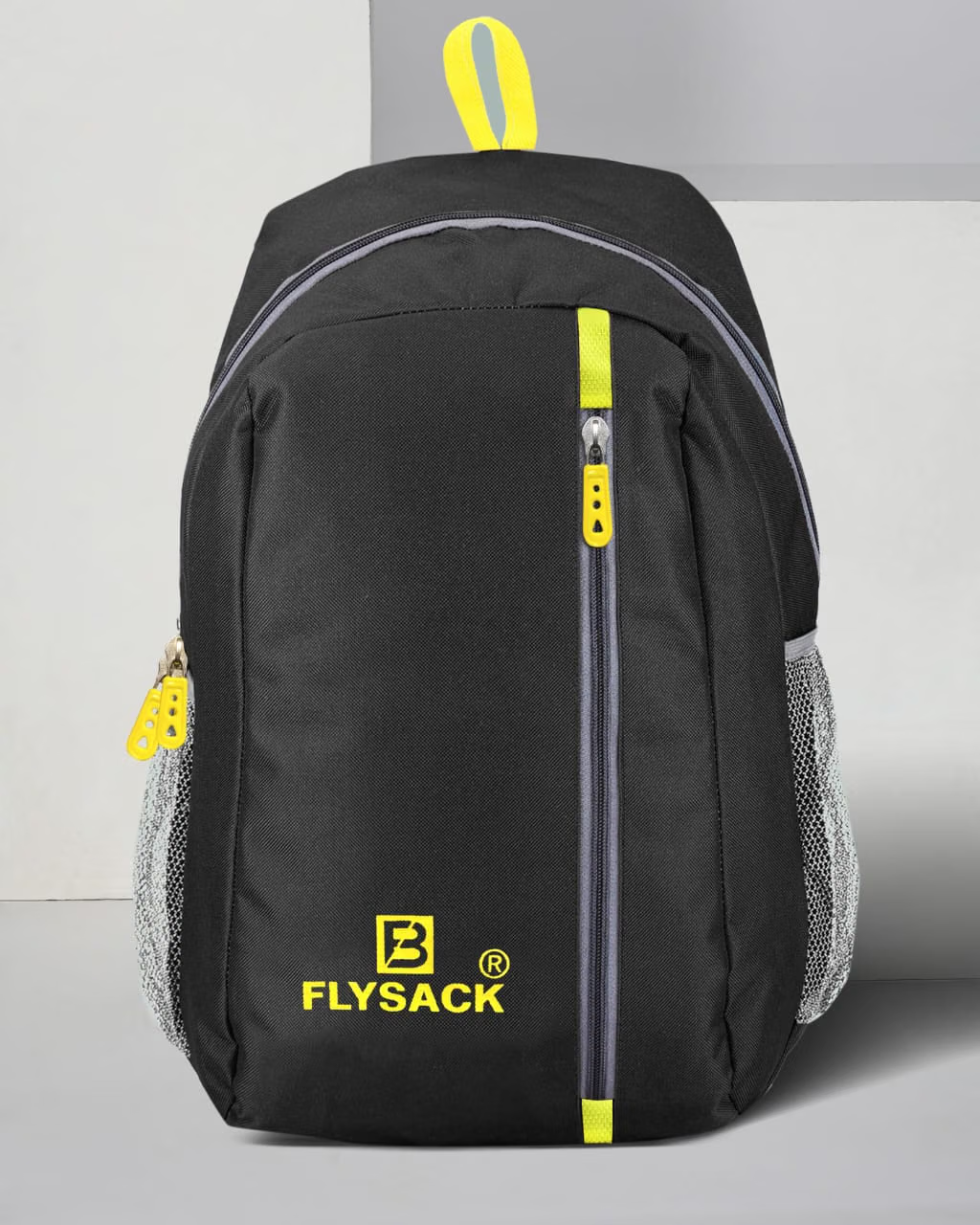 Black PU Backpack ( 22 Ltrs )