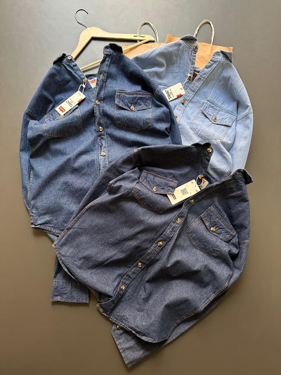 Premium Finish Denim Shirts for Men – High-Quality Heavy Fabric, Classic Look