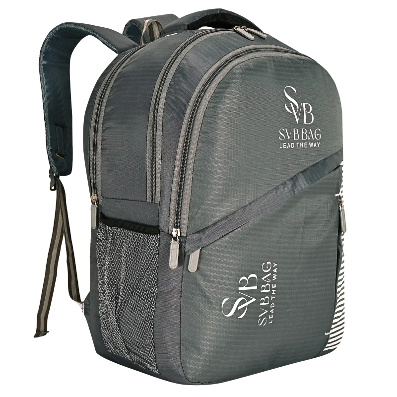 35 Ltrs Polyester Backpack *For Boys & Girls ( Grey )