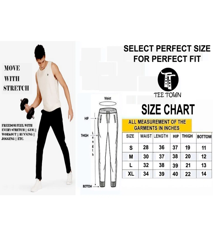 Multicolor Cotton Men's Trackpants