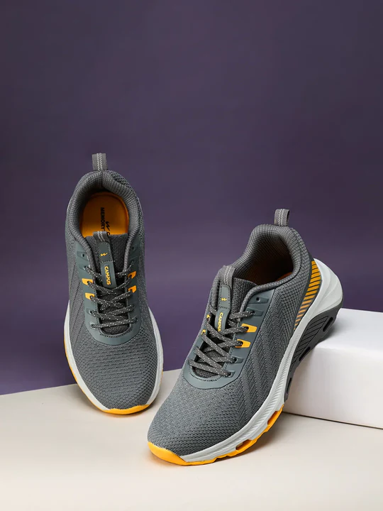 PORTAL Grey Men's Running Shoes