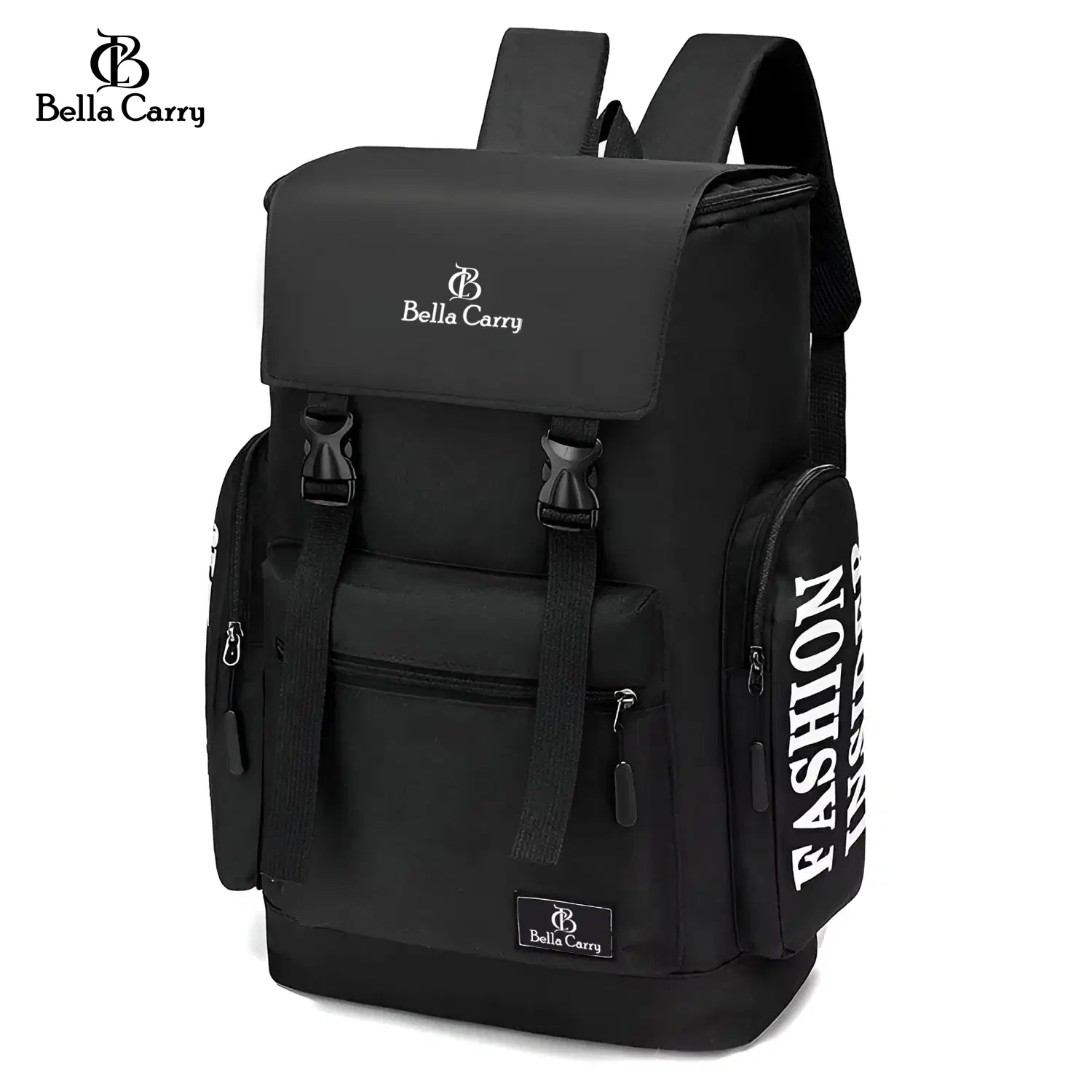 Carry 20 Ltrs Polyester Backpack *For Boys & Girls ( Black )