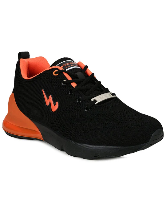 FLYING FURY Black Men's Casual Shoes