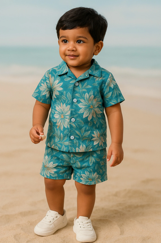 Baby Boys & Baby Girls Casual T-shirt Shorts (MULTICOLUR)