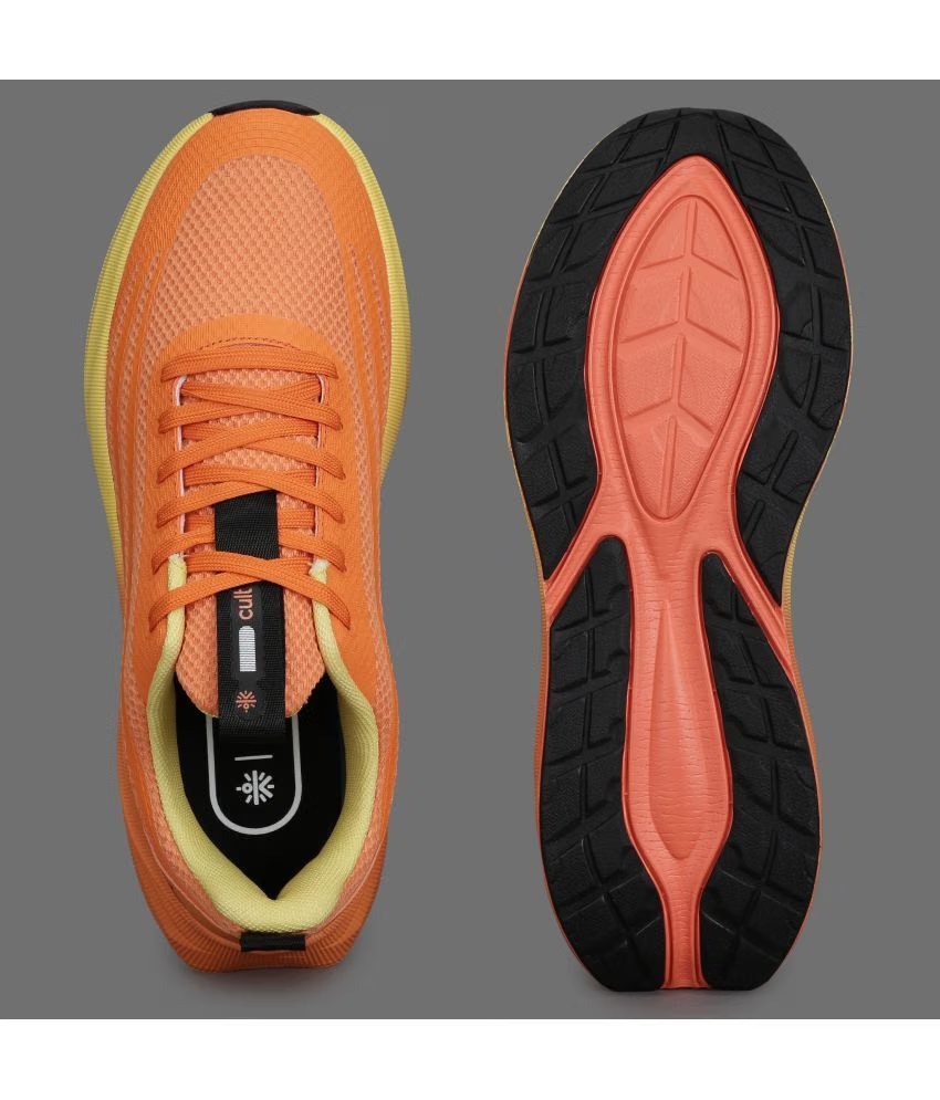 Orange Men's Sports Running Shoes