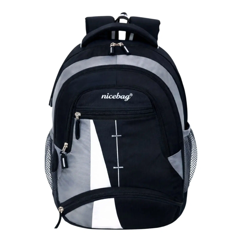 30 Ltrs Polyester Backpack *For Men & Women ( Black )