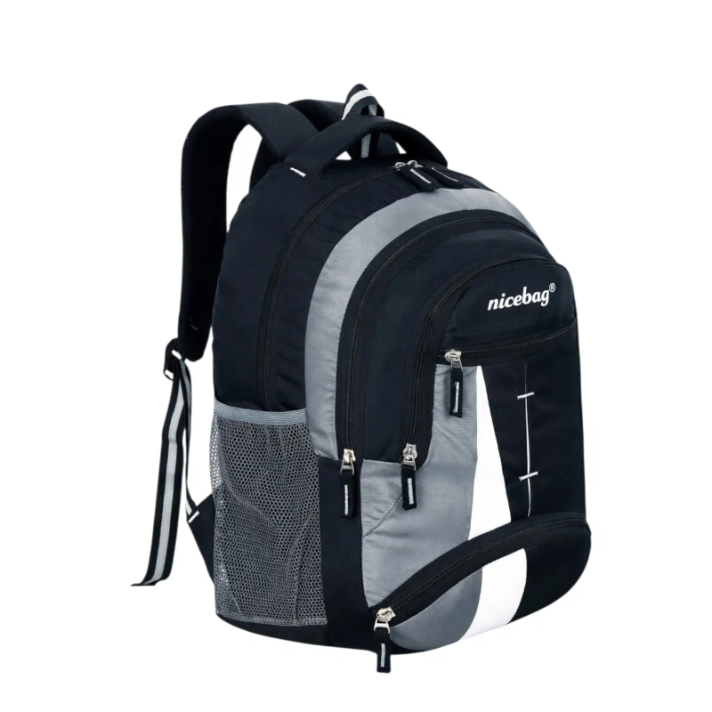 30 Ltrs Polyester Backpack *For Men & Women ( Black )