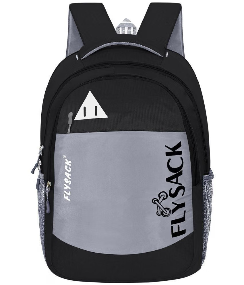 Black PU Backpack ( 30 Ltrs )