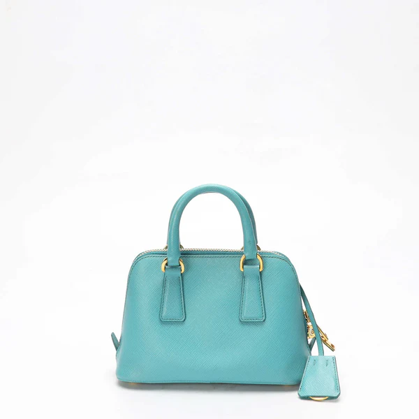 Prada Blue Mini Promenade Satchel Crossbody Bag