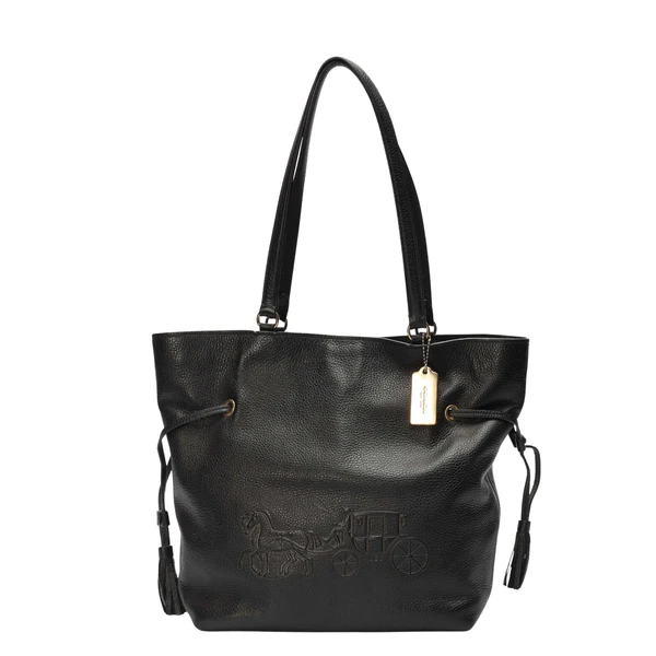 Coach Black Andy Horse & Carriage Tote