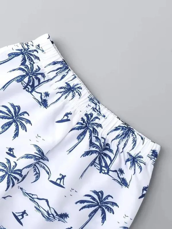 CREATION Baby Boys & Baby Girls Casual Shirt Shorts (BLUE)