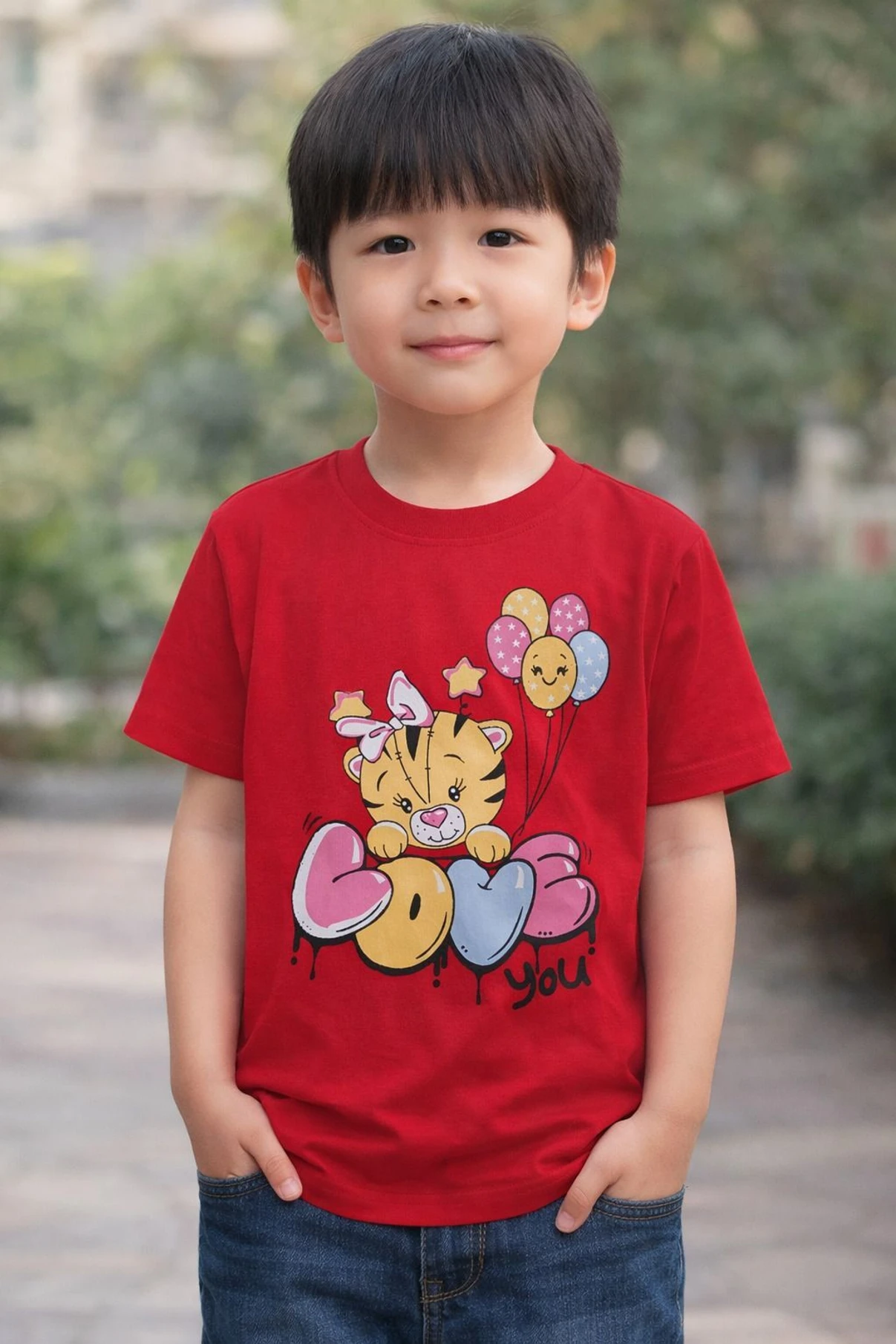 JIRAFIT Baby Boys & Baby Girls Typography, Cartoon, Graphic Print Cotton Blend Slim T Shirt