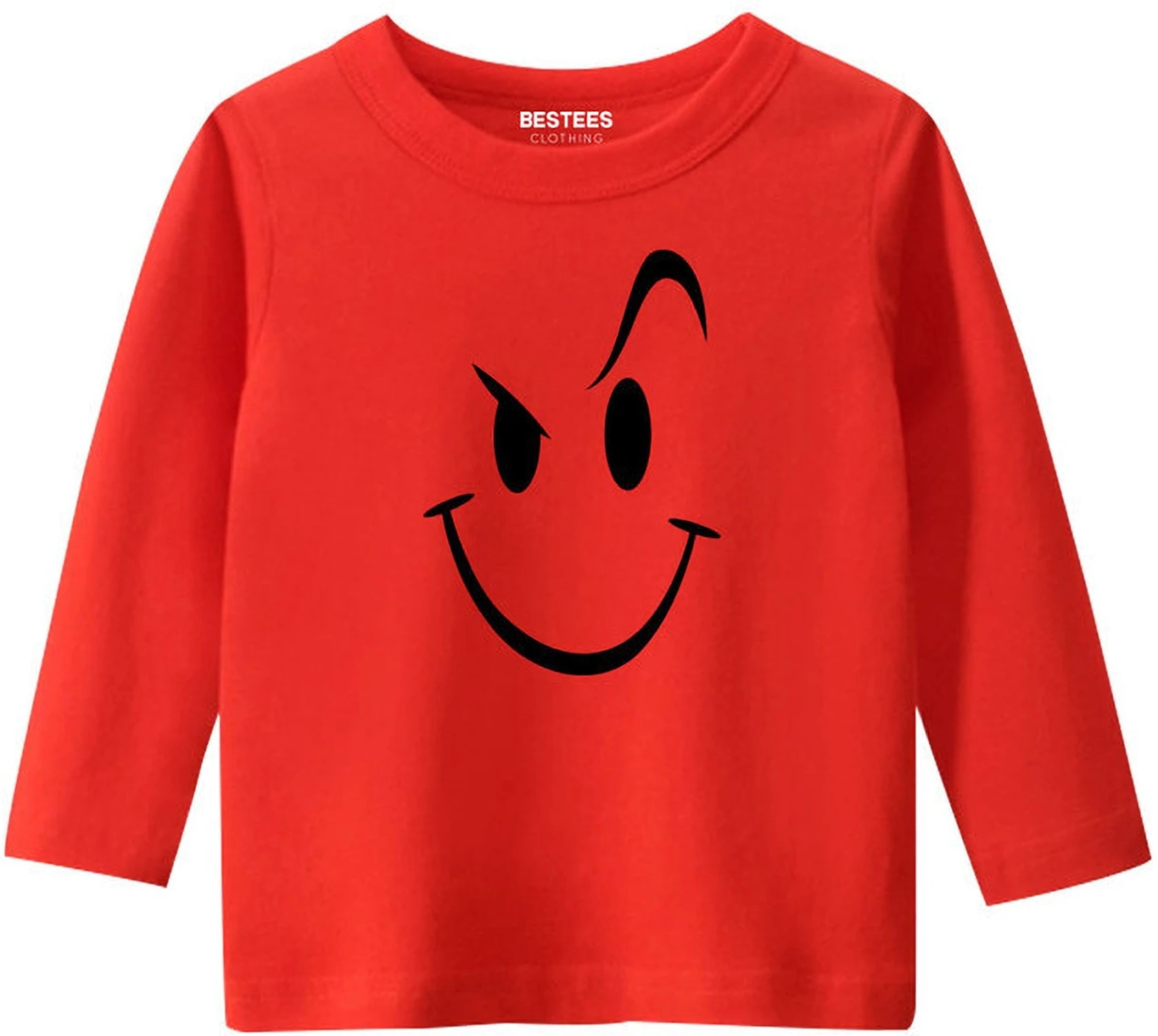 Boys Printed Pure Cotton Regular T Shirt (Red, Pack of 1)