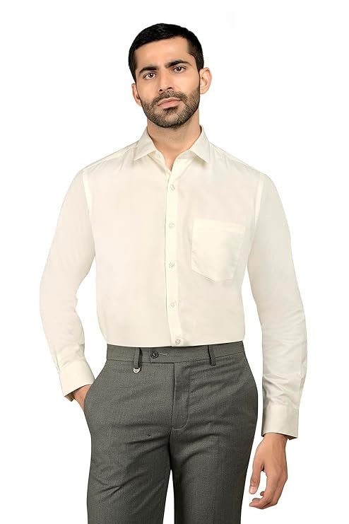 GRADO Mens Bamboo Cotton Premium Formal Shirts Full Sleeves Sweat Free | Silky Soft Lightweight | Durable