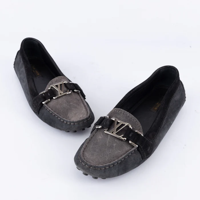 Louis Vuitton Suede Oxford Loafers