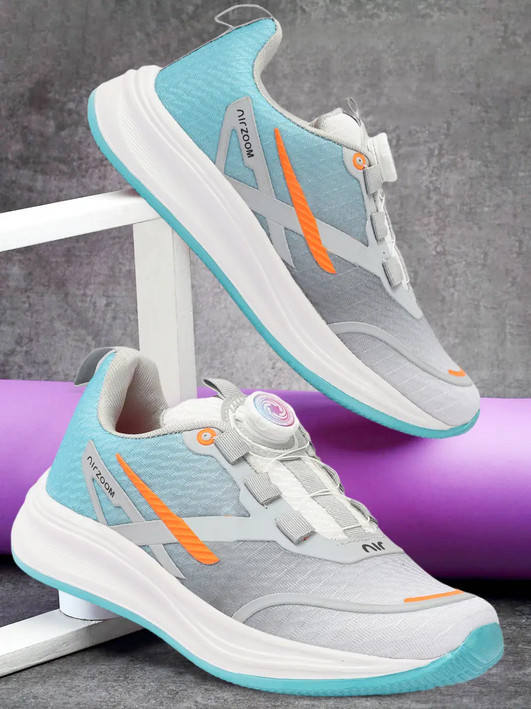 Gray Men's Sports Running Shoes