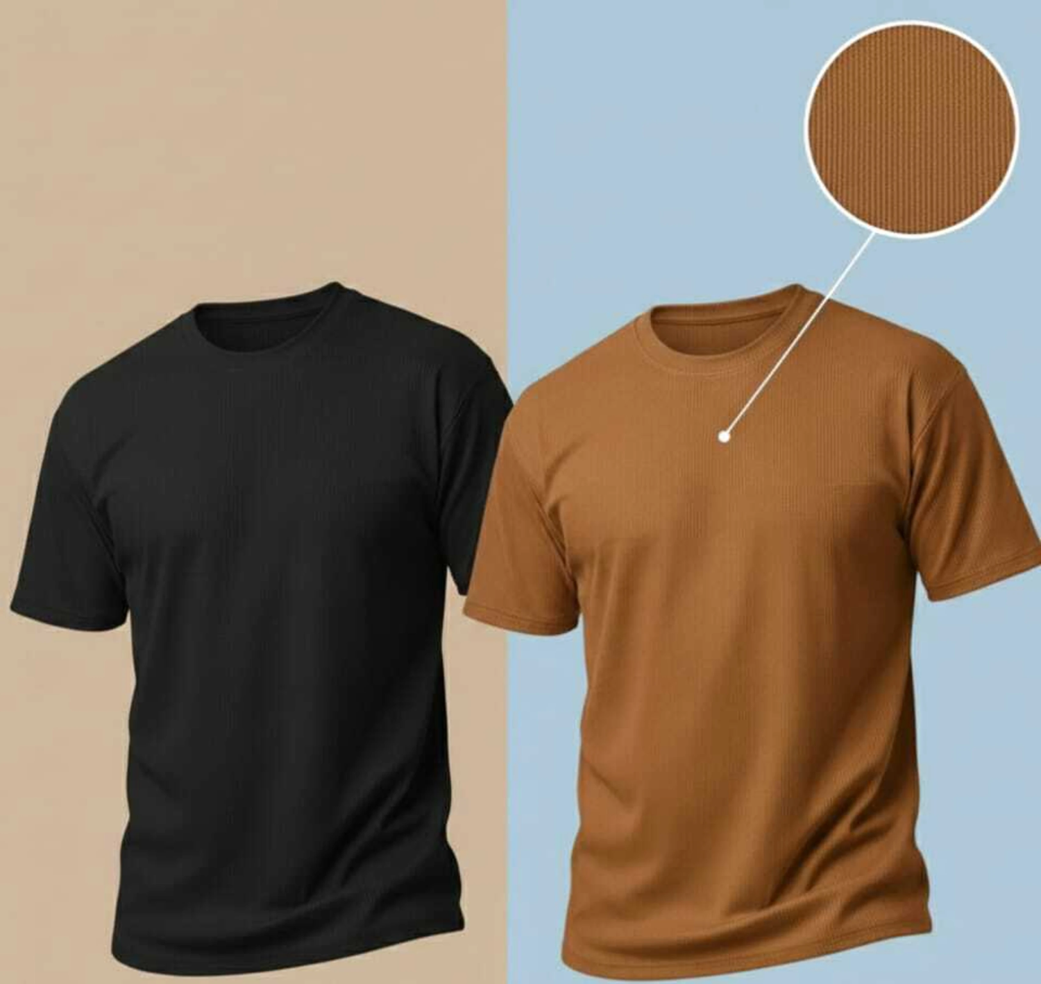 Men Self Design Round Neck Polyester Multicolor T-Shirt
