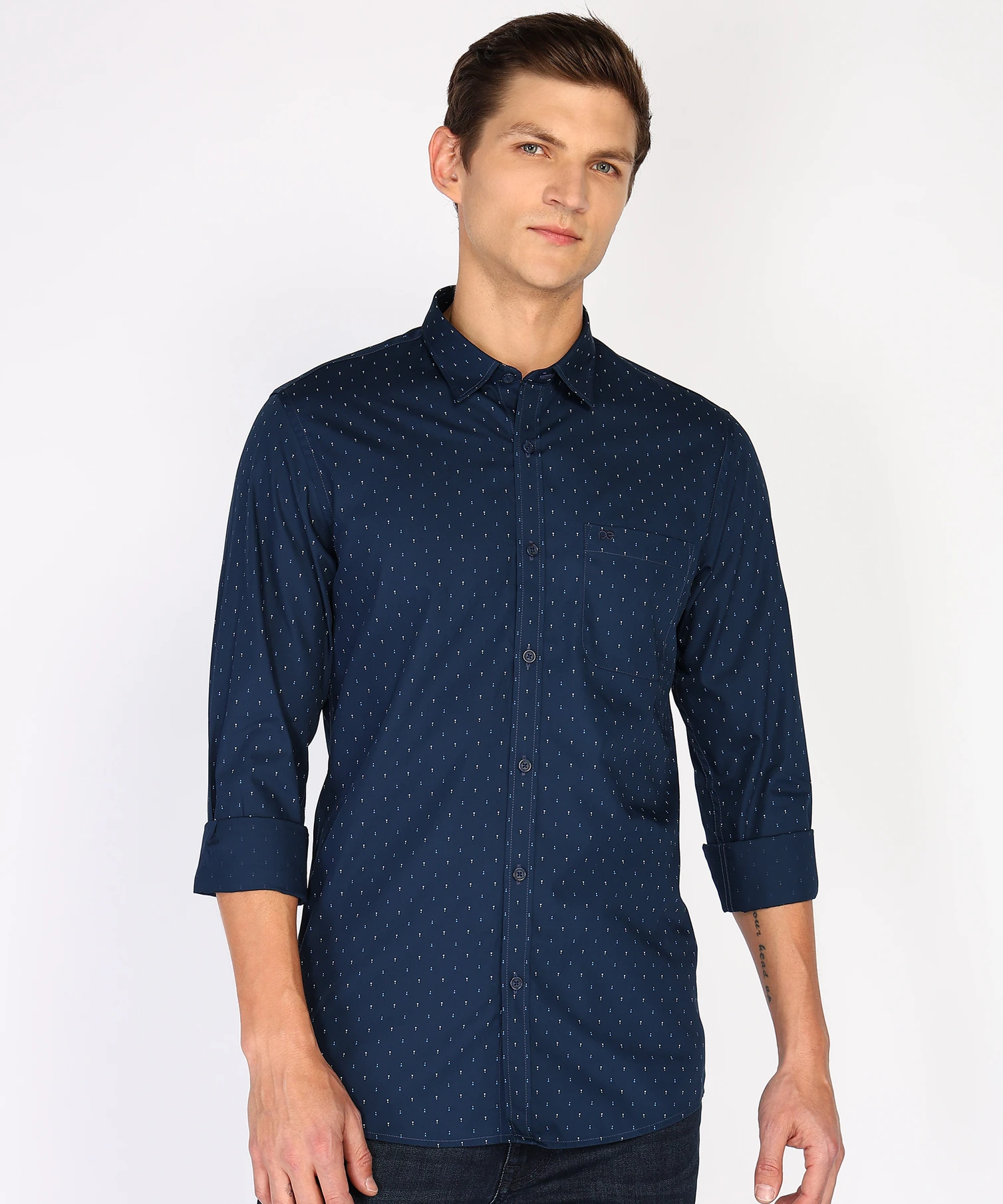 PETER ENGLAND Men Slim Fit Printed Casual Shirt