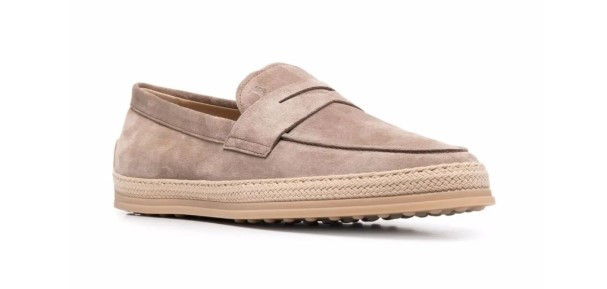 Beige Slip-on Loafers