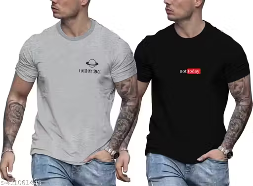 Men Tshirt(Pack of 2)|Men Printed Round neck Tshirt|Men Graphic print Tshirt