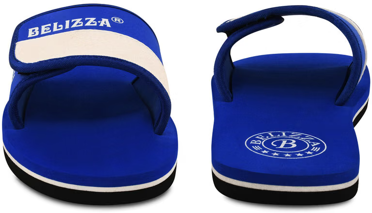 Blue Men's Slide Flip Flop