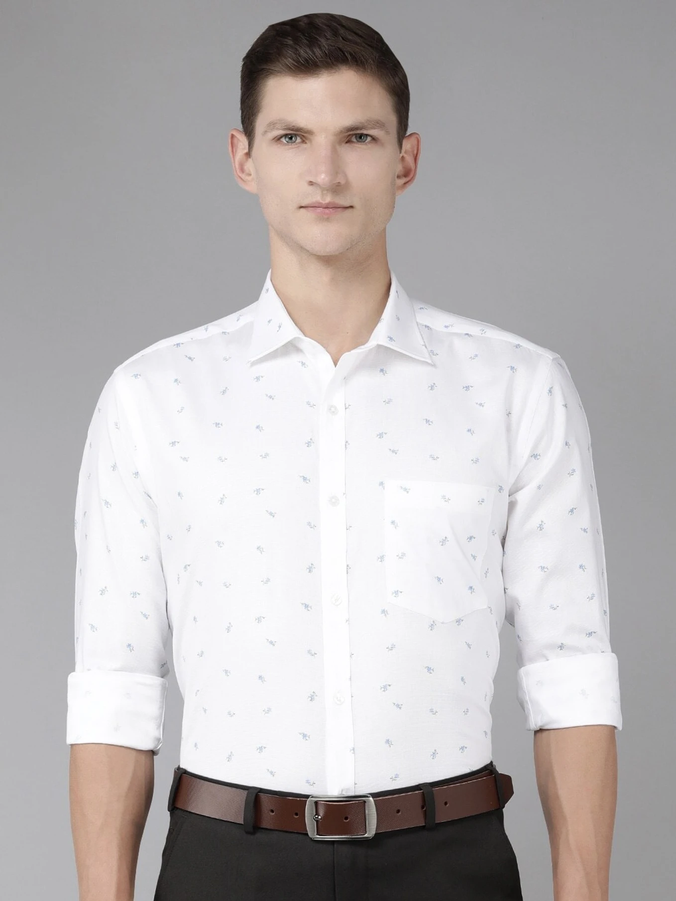 PARK AVENUE Men Slim Fit Printed Casual Shirt