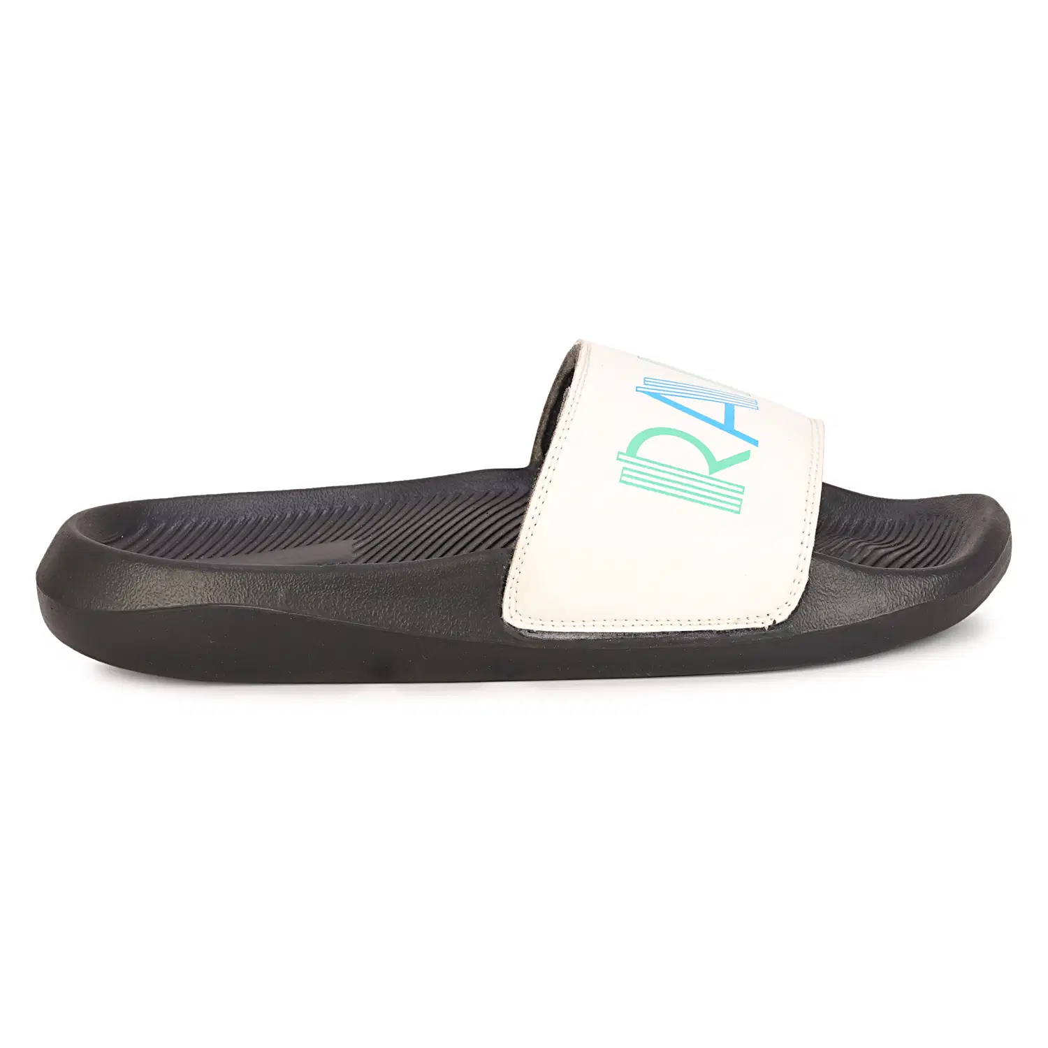 White Men's Slide Flip Flop