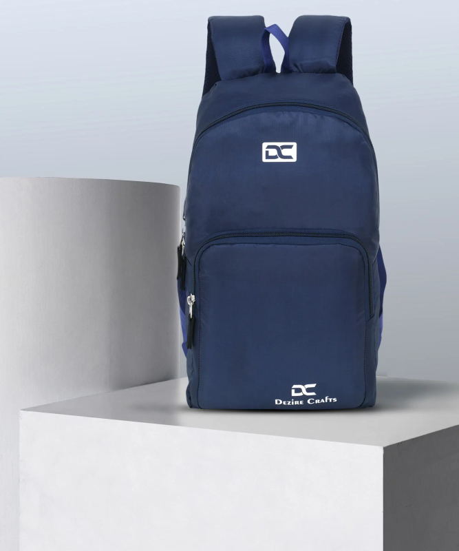 15 Ltrs Polyester Backpack *For Men & Women ( Blue )