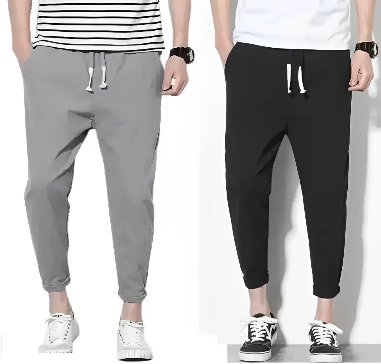 Multicolor Polyester Men's Trackpants