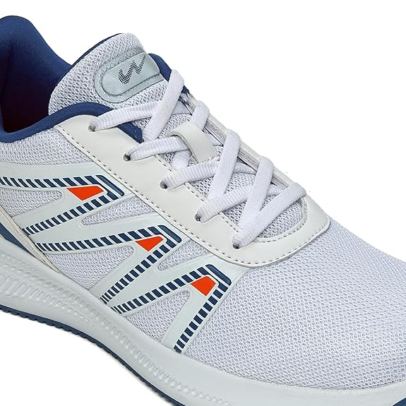 WENDIGO White Red Slate Men's Running Shoes